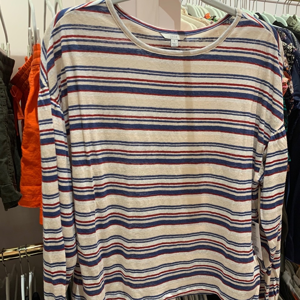 Ladies Joie soft linen crewneck shirt